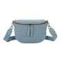 Gallantry Sac banane femme canvas toile bleu clair