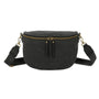 Gallantry Sac banane femme canvas toile noir