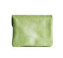 Made in Italy Porte-monnaie femme cuir daim irisé 044 vert