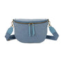 Gallantry Sac banane femme canvas toile bleu
