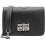 Gallantry Sac bandoulière femme chaîne python noir