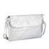 Flora & co Sac bandoulière pochette femme irisé argent