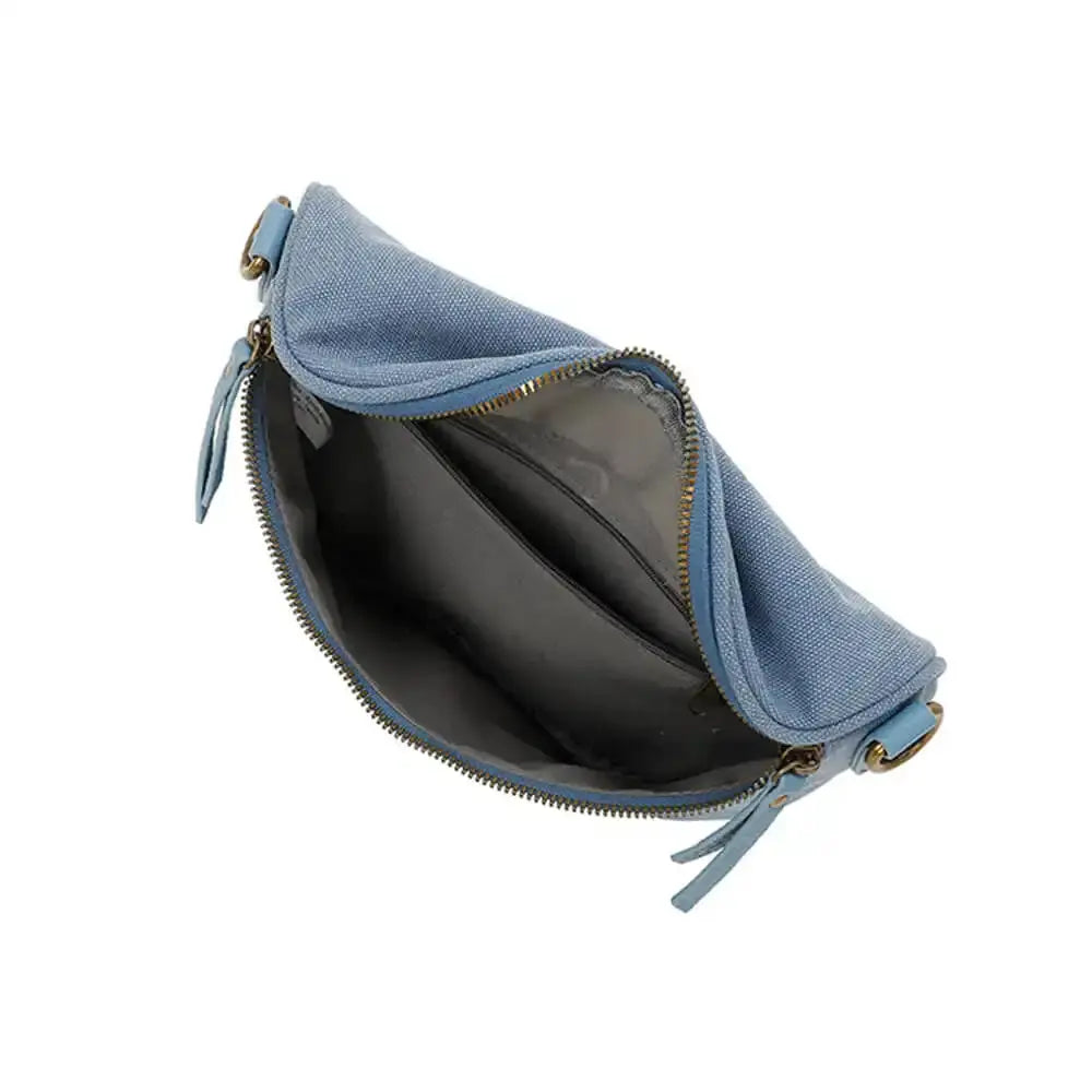 Gallantry Sac banane femme canvas toile bleu