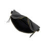 Gallantry Sac banane femme canvas toile noir