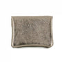 Vue 3 du Porte-monnaie femme court cuir irisé 041 taupe par Made in Italy.