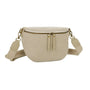 Gallantry Sac banane femme canvas toile taupe