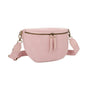 Gallantry Sac banane femme canvas toile rose