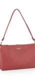 Flora & co Sa ville femme 3 bandoulières multipoches rouge foncé
