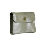 Vue 2 du Porte-monnaie femme cuir daim irisé 044 olive par Made in Italy.