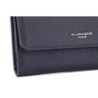 Flora & co Portefeuille chéquier femme souple bleu