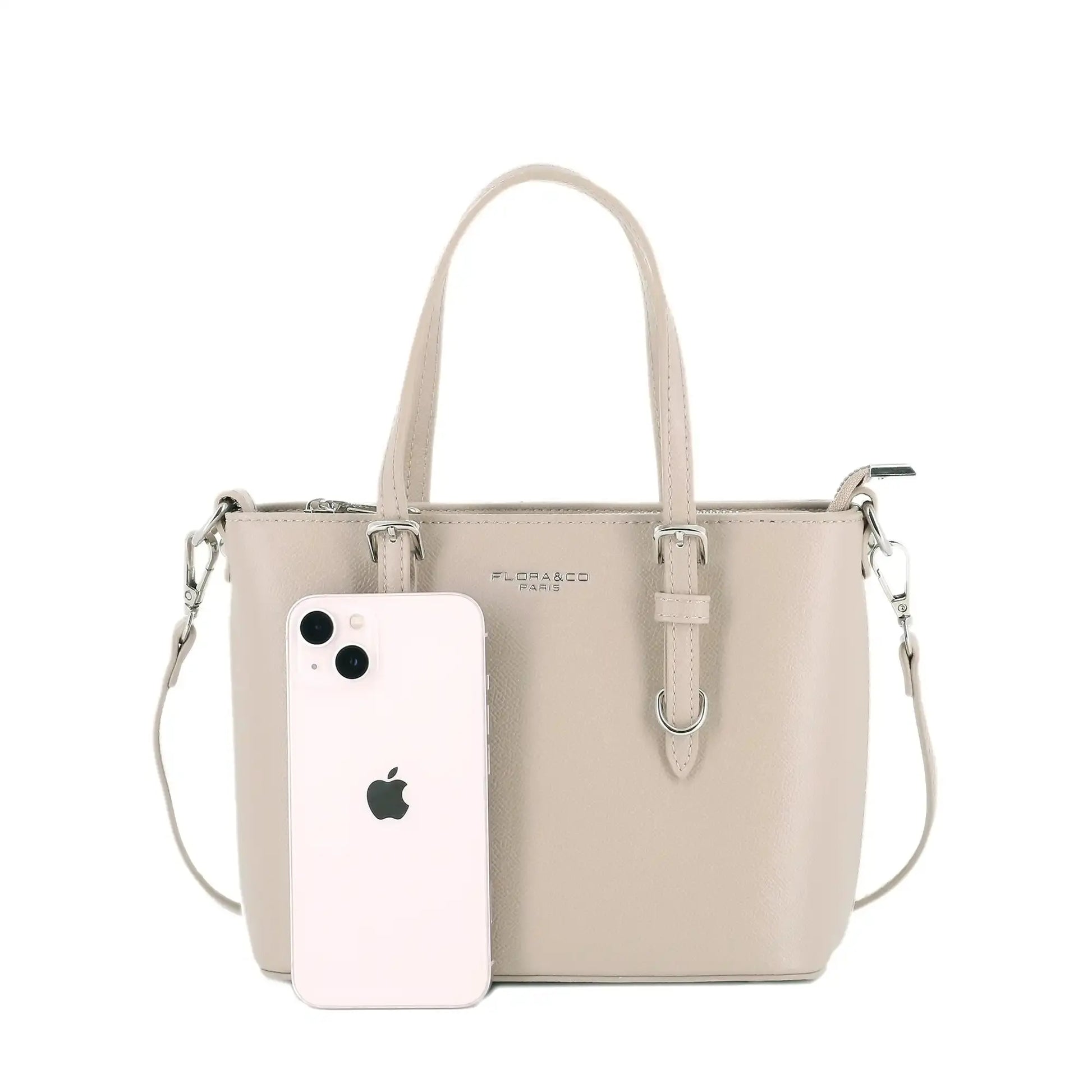 Flora & co Petit sac à main bandoulière femme Beige