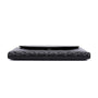 Gallantry Portefeuille longue tri-pli pu cuir matelassé noir