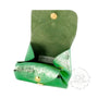 Vue 4 du Porte-monnaie cuir souple irisé 04 Vert Herbe par Made in Italy.