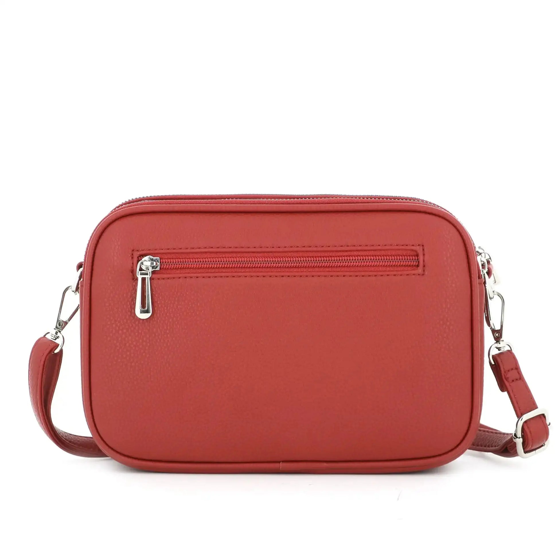 Flora & co Sac bandoulières femme multipoches rouge