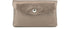 Flora & co Porte-monnaie femme irisé enveloppe marron métal