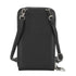Sac bandoulière téléphone 6.7 Pouces femme noir Flora & co