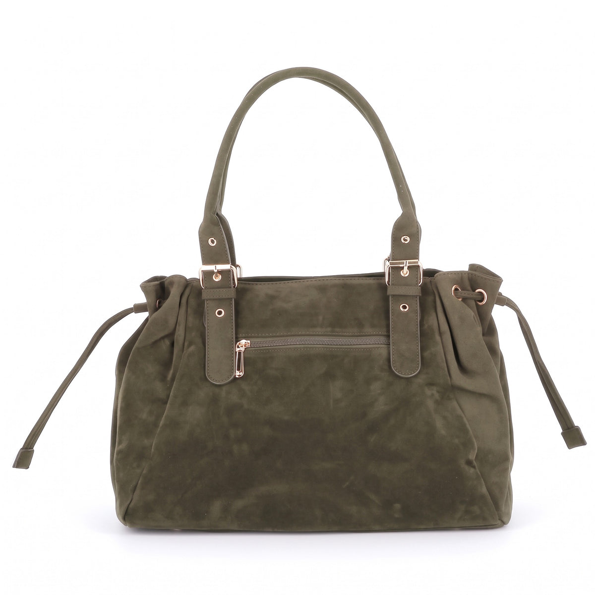 Sac Cabas Bowling Femme en Lacet Kaki
