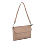 Vue 4 du Mini Sac Bandoulière Femme Marron Métal en cuir synthétique par Flora & co.