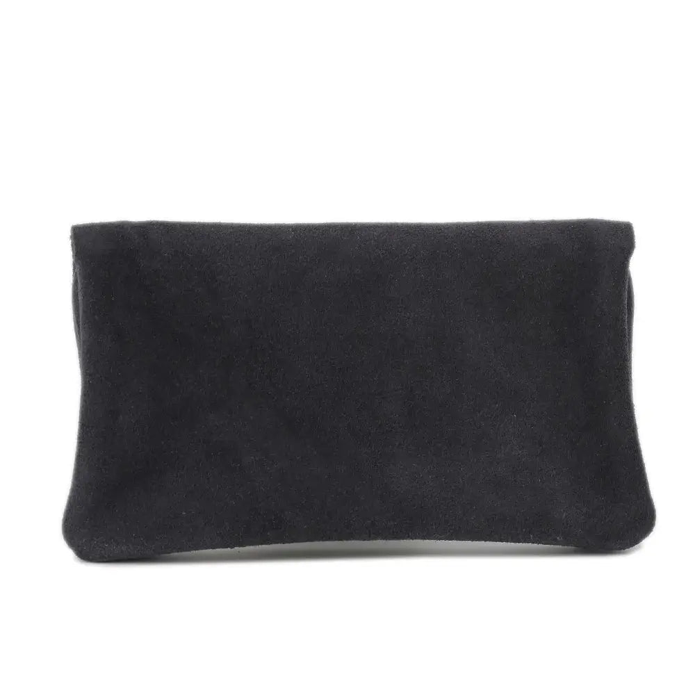 Grand portefeuille cuir suède compatible passeport Bleu Marine other image 5