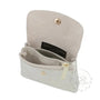 Porte-monnaie femme court cuir irisé Taupe Clair other image 5
