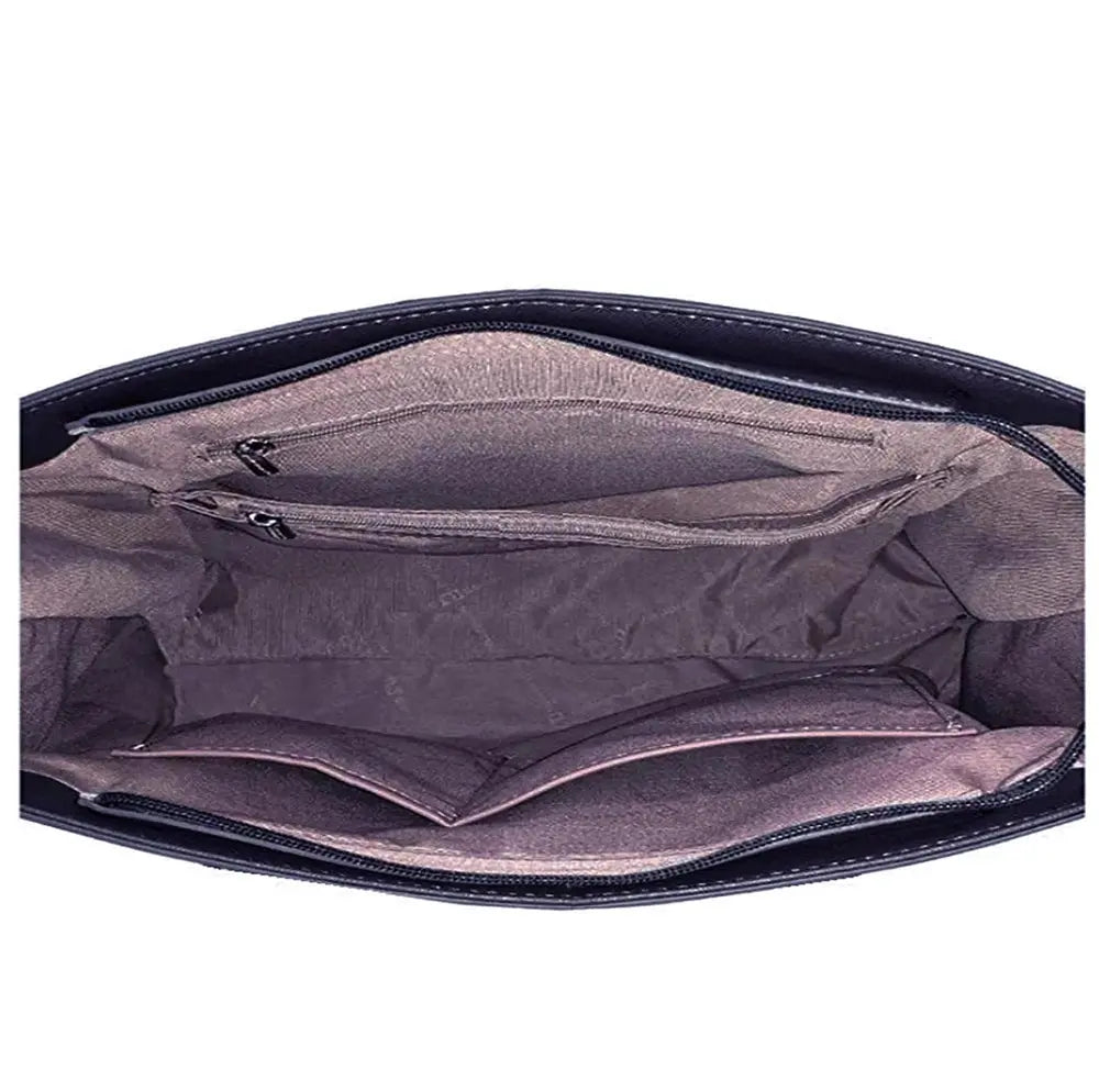 Flora & co Sac cabas femme format a4 saffiano bleu