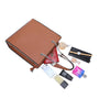 Sac cabas femme similicuir camel - vue 5 | Crocochic