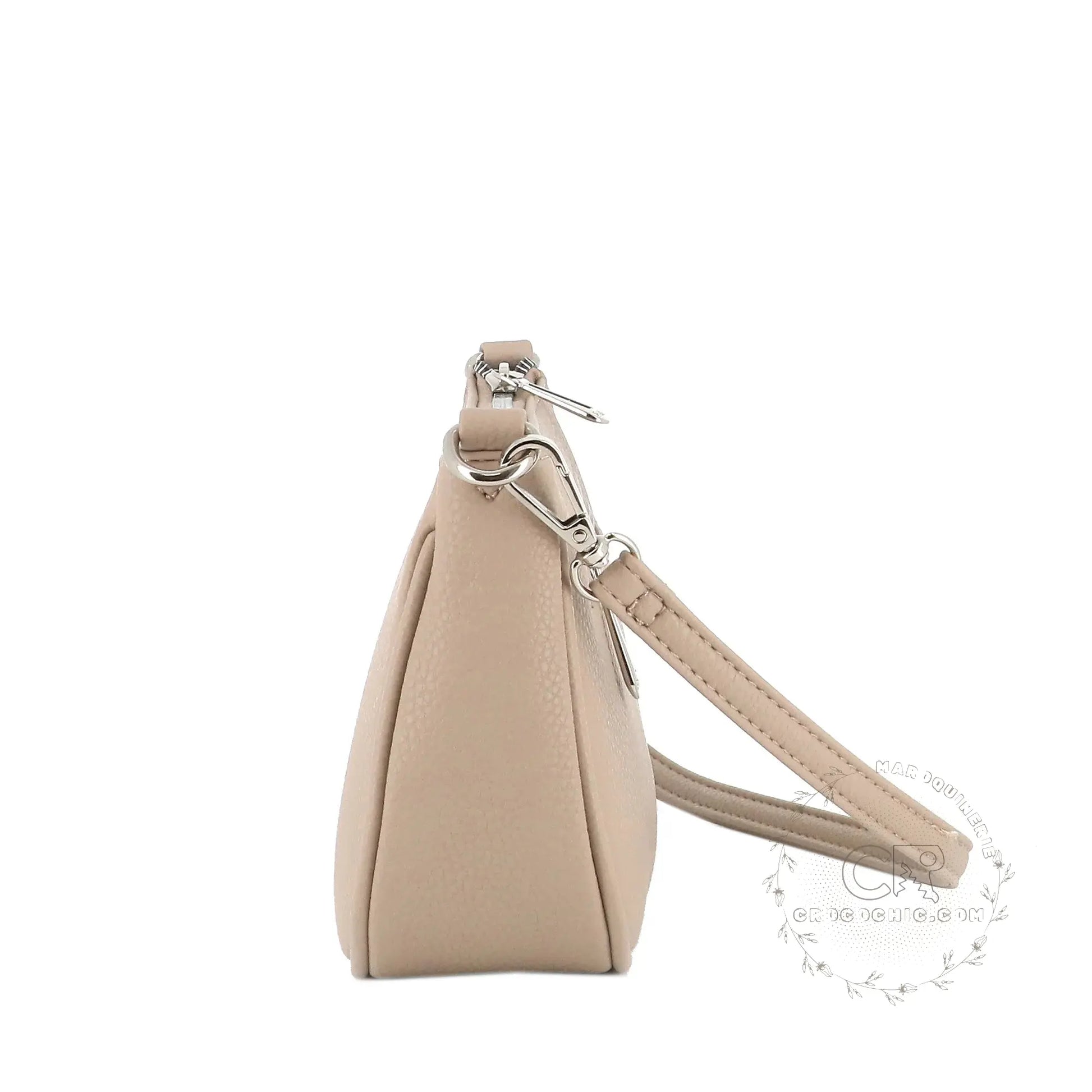 Flora & co Sac baguette avec bandoulière Beige