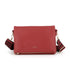 Flora & co Sac bandoulière large multipoches rouge foncé