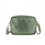 Sac bandoulière femme cuir marron olive élégant et tendance.