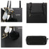 Gallantry Sac cabas femme a4 pompon fourlard noir