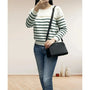Flora & co Sac bandoulière femme multipoches noir
