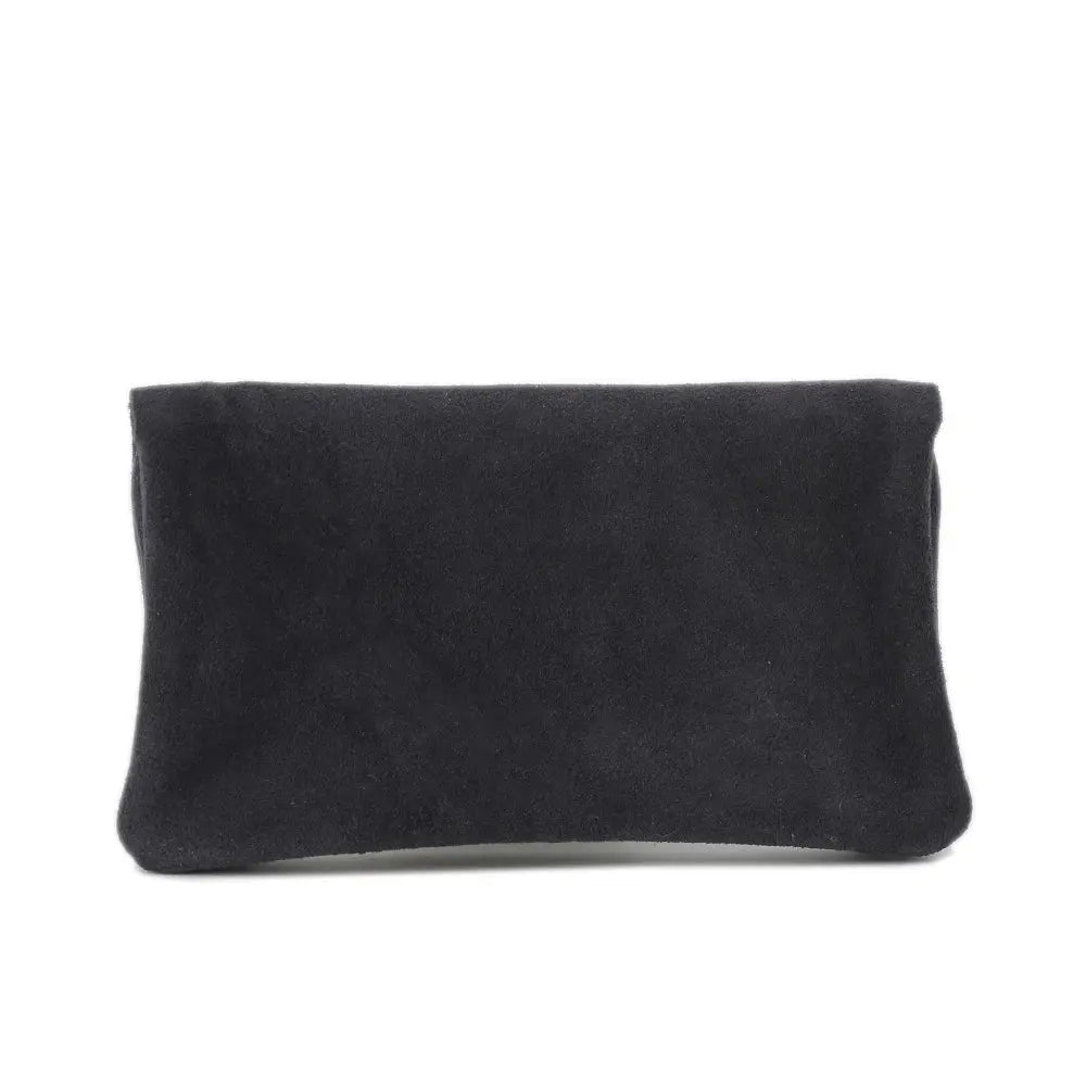 Porte-monnaie portefeuille mi-long suède Bleu Marine other image 5