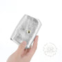 Porte-monnaie cuir souple irisé Argent other image 5