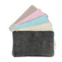 Vue 5 du Pochette coméstique voyage cuir irisé Rose par Made in Italy.