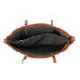 Sac cabas femme simili cuir camel - vue 6 | Flora & co