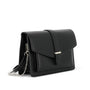 Flora & co Sac double bandoulières chaîne à magnétique noir
