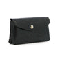 Vue 1 du Porte-monnaie femme irisé format enveloppe noir en cuir synthétique par Flora & co.