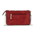 Vue 3 du Pochette chaînette femme à bille bordeaux en cuir synthétique par Flora & co.