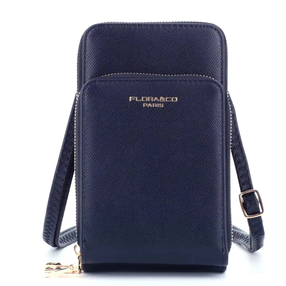 Sac bandoulière pochette téléphone 6.7 pouces Bleu Marine