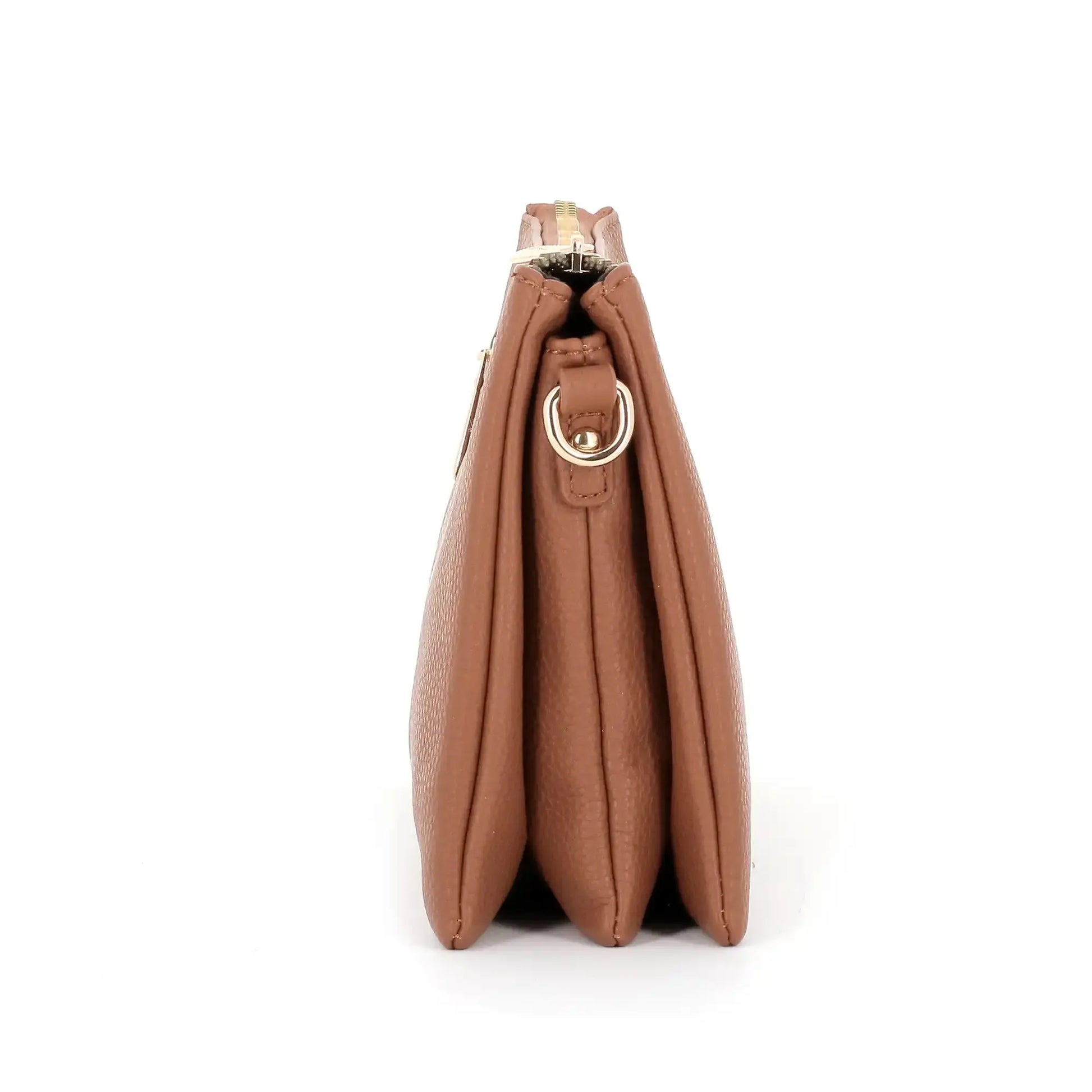Flora & co Sa ville femme 3 bandoulières multipoches camel