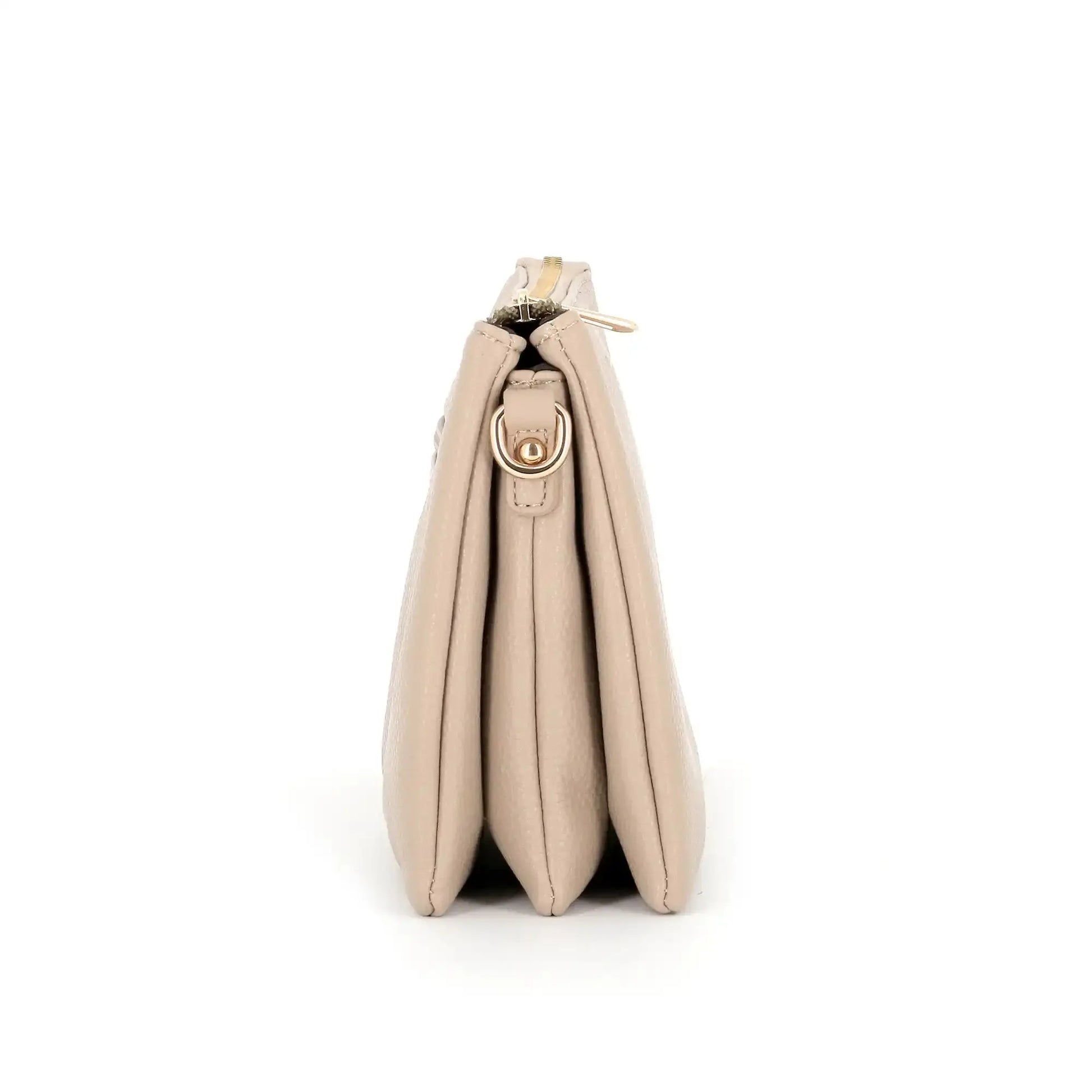Flora & co Sa ville femme 3 bandoulières multipoches beige