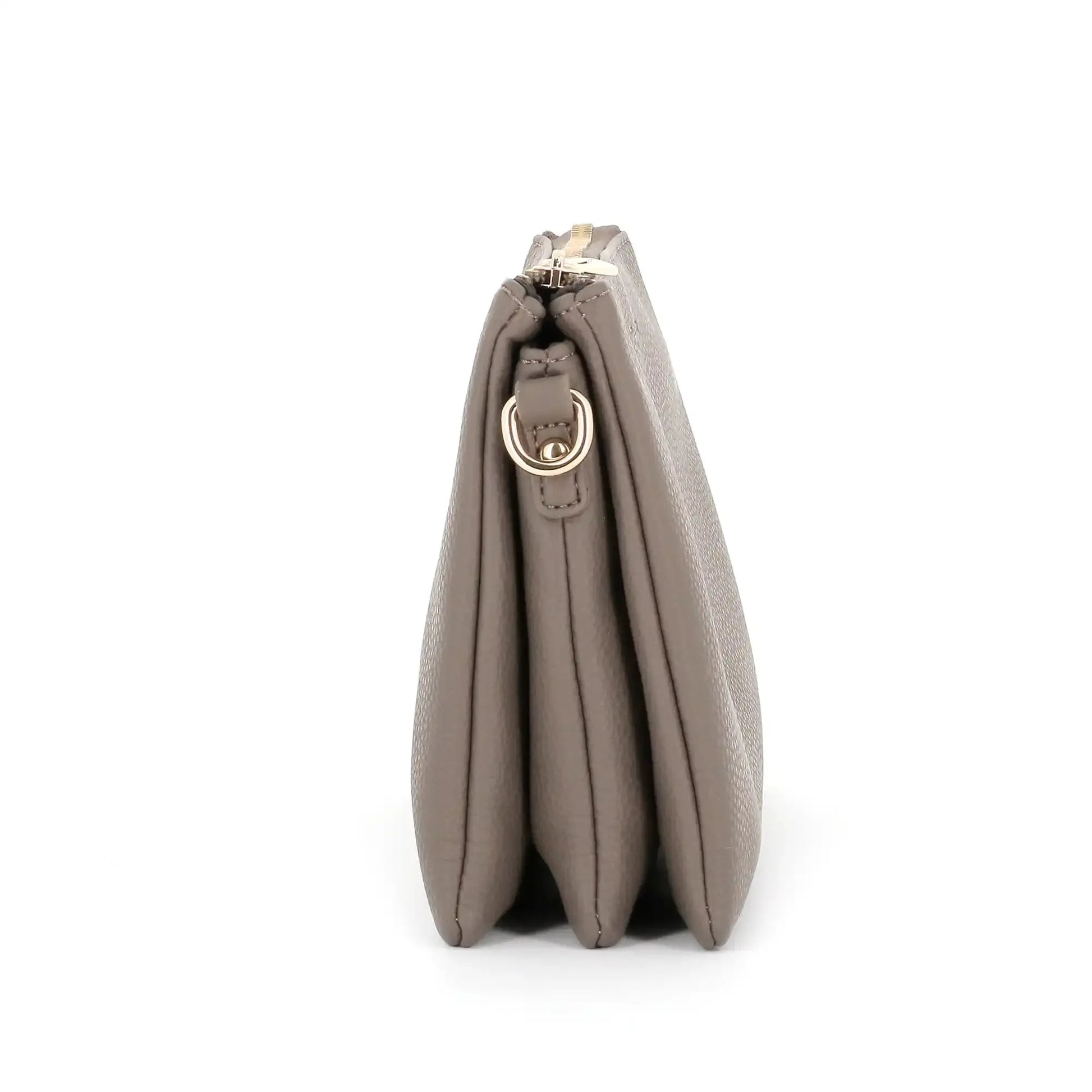 Flora & co Sa ville femme 3 bandoulières multipoches taupe foncé