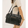 Sac cabas bowling femme similicuir noir - vue 2 | Flora & co