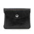 Flora & co Porte-monnaie cartes irisé bouton rabat noir