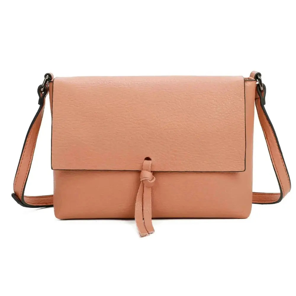 Sacoche bandoulière femme multipoche vieux rose Gallantry