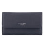 Flora & co Portefeuille chéquier femme souple bleu