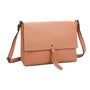 Sacoche bandoulière femme multipoche vieux rose Gallantry