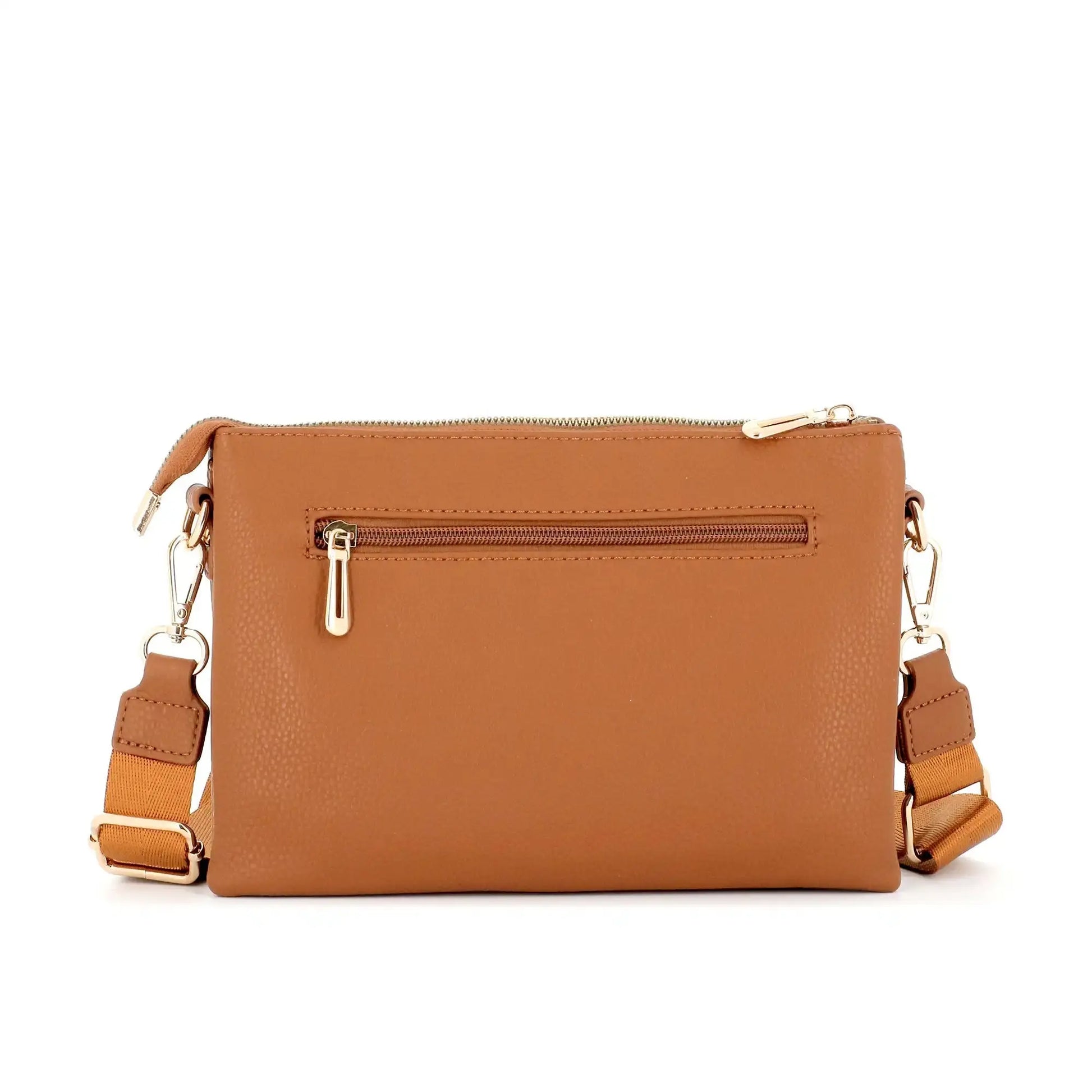 Flora & co Sa ville femme 3 bandoulières multipoches camel