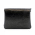 Flora & co Porte-monnaie cartes irisé bouton rabat noir