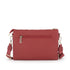 Flora & co Sa ville femme 3 bandoulières multipoches rouge foncé